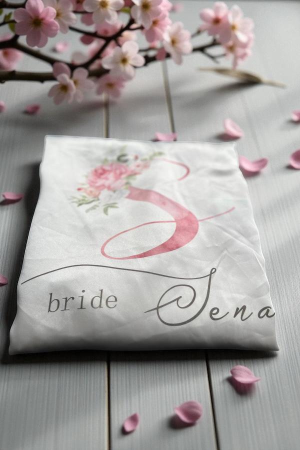 Bride Gelin Sabahlığı- Sena Yazılı